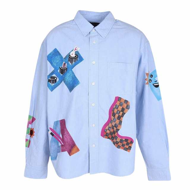 エクストララージ(XLARGE)VARIOUS LETTER ロングスリーブシャツ 101241014006-LtBLUE(M…の通販は