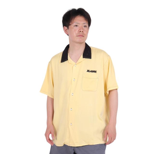 エクストララージ(XLARGE)OG ショートスリーブ WORK シャツ 101242014003-YELLOW(Men’s)