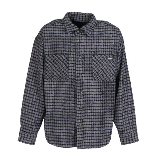 エクストララージ(XLARGE)PLAID 長袖シャツ 101254014001-BLUE(Men’s)