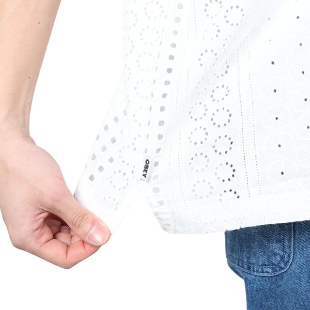 ポイント5％！ 1/13 21:00〜22:59限定】オベイ(OBEY)SUNDAY WOVEN 半袖