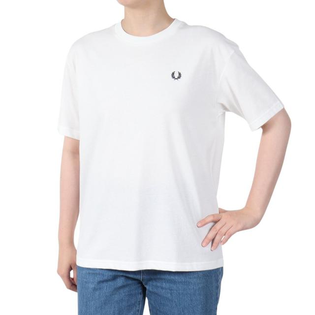 フレッドペリー(FRED PERRY)クルーネック 半袖Tシャツ G1142-100 23SS(Lady’s)