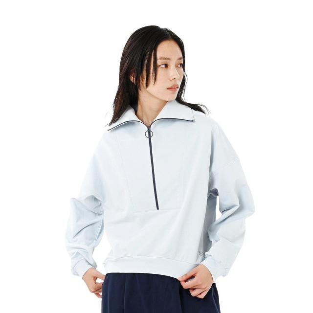 ニューバランス(new balance)OUTDOOR ライトスウェットハーフジッププルオーバー AWT45742IB(Lad…