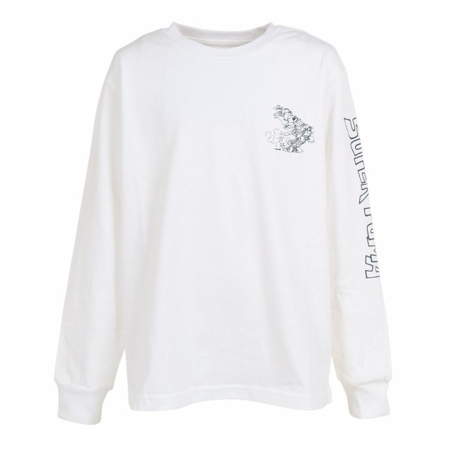 プーマ(PUMA)ジュニア SUPER PUMA 長袖Tシャツ 674809 02 WHT(Jr)の