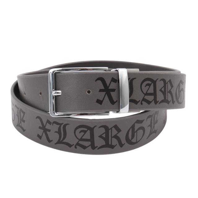 エクストララージ(XLARGE)LEATHER ベルト 101242054008-GREY(Men’s)