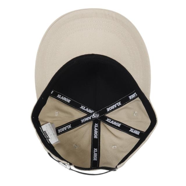 エクストララージ(XLARGE)帽子 FLAME キャップ 101241051010-BEIGE
