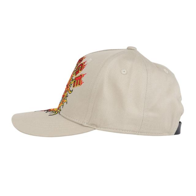 エクストララージ(XLARGE)帽子 FLAME キャップ 101241051010-BEIGE