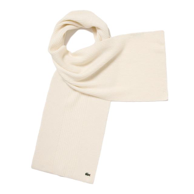 【ポイント5％！2/23 21:00〜22:59限定】ラコステ(LACOSTE)ニットマフラー RE020J-9970V(Men’s、Lady’s)