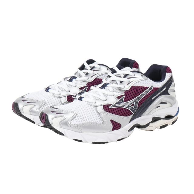 ミズノ(MIZUNO)スニーカー タウンシューズ ウエーブライダー 10 ホワイト ブラック D1GA210414 カジュアル…