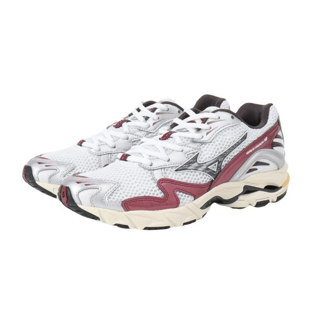 ミズノ(MIZUNO)スニーカー タウンシューズ ウエーブライダー 10 ホワイト ブラック D1GA243114 カジュアル…