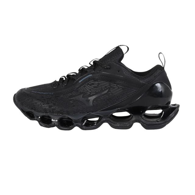 ミズノ(MIZUNO)スニーカー タウンシューズ ウエーブプロフェシー 13．2 ブラック D1GA260502 カジュアルシ…