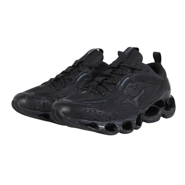 ミズノ(MIZUNO)スニーカー タウンシューズ ウエーブプロフェシー 13．2 ブラック D1GA260502 カジュアルシ…