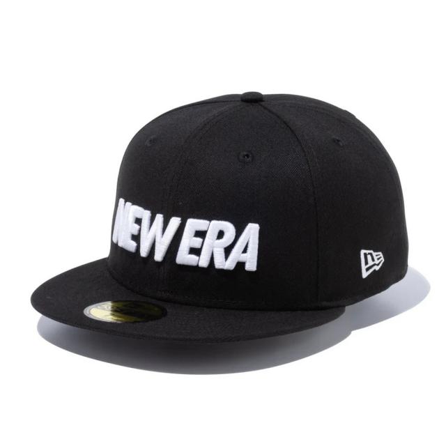 ニューエラ(NEW ERA)キャップ 59FIFTY ワードマークロゴ 14525160 帽子 57.7cm-59.6cm 黒…の通販は 6,600円