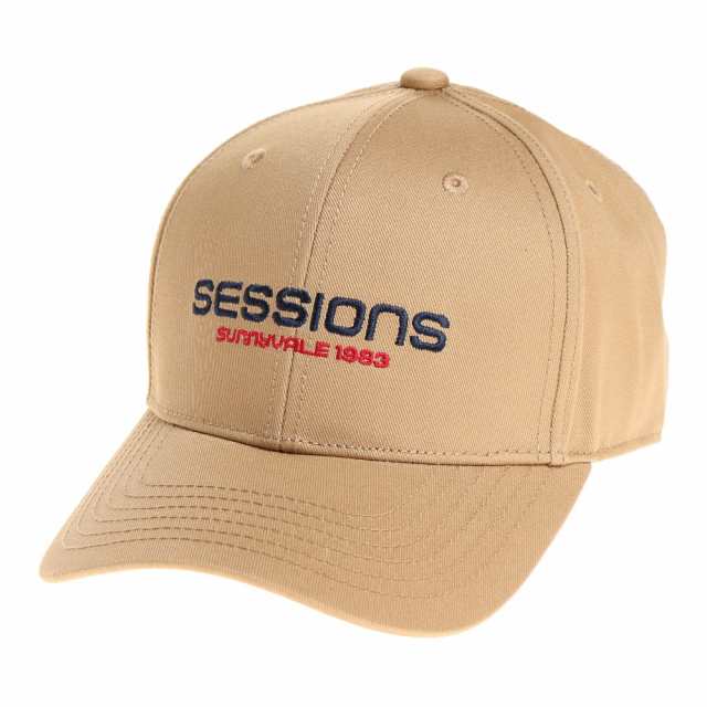 セッションズ(SESSIONS)帽子 メンズ 6PANEL キャップ 218168 BEG 日よ