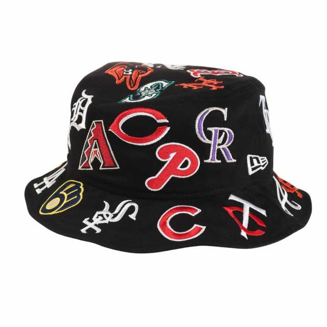 ニューエラ(NEW ERA)バケット01 Team Logo Allover MLB ハット 14109615(Men’s、L…