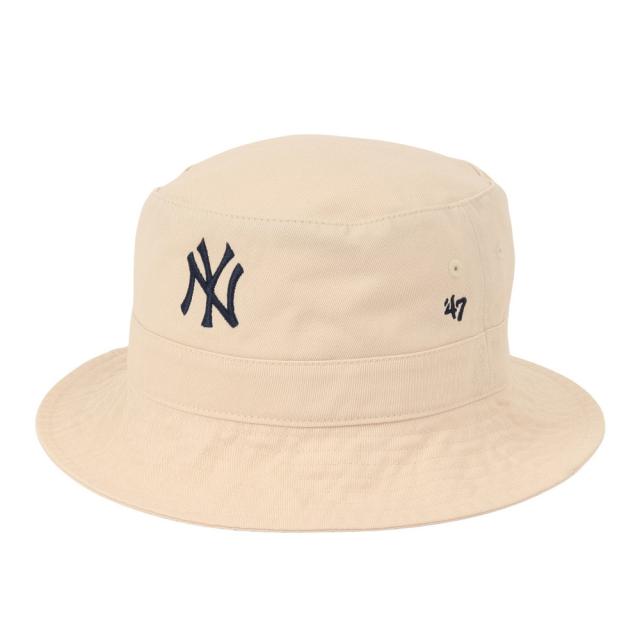 フォーティーセブン(47)バケットハット ニューヨーク・ヤンキース 白 B-BKT17GWF-NT スポーツキャップ ファッシ…