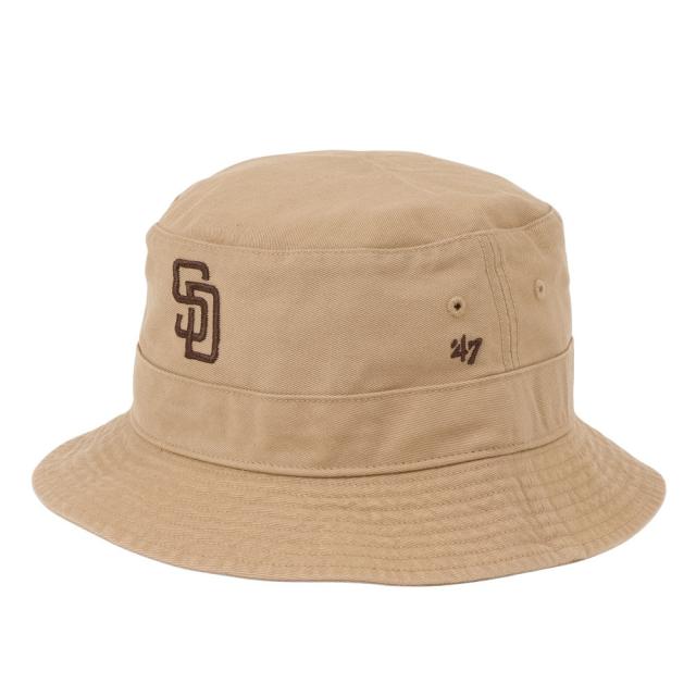 フォーティーセブン(47)サンディエゴパドレス バケットハット カーキ B-BKT21GWF-KH スポーツキャップ ファッシ…