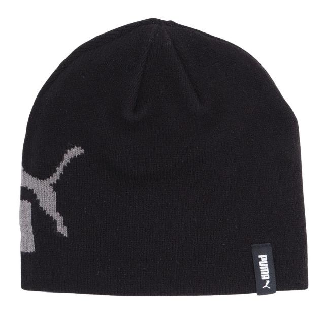 プーマ(PUMA)ニット帽 ESS NO.1 ロゴ カフレス ビーニー 02569701 子供 ジュニア 38cm 黒(Jr) 帽子