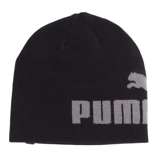 プーマ(PUMA)ニット帽 ESS NO.1 ロゴ カフレス ビーニー 02569701 子供 ジュニア 38cm 黒(Jr) 帽子