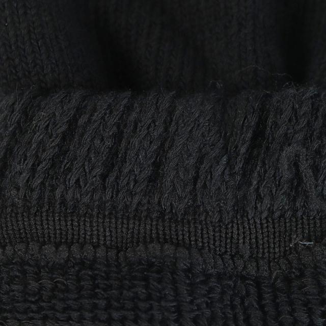 クー(Coo.)ヒートクロス レッグウォーマー 厚地パイル ロング 901Q3OK0323 BLK 防寒 黒(Men’s) ネックウォーマー・防寒小物