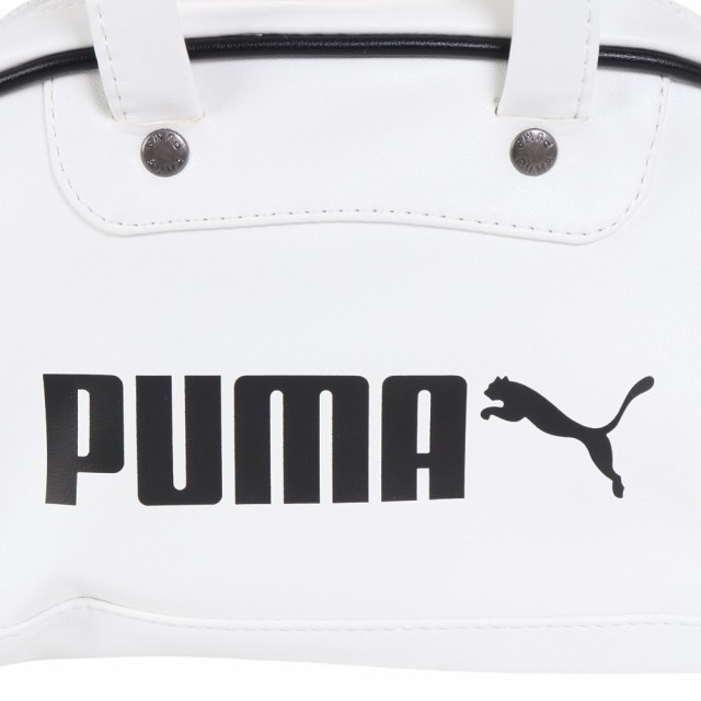 プーマ(PUMA)SUPER PUMA MINI グリップ 小型ボストンバッグ 白