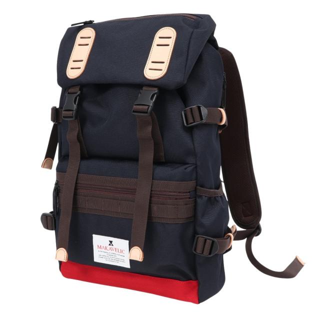 マキャベリック(MAKAVELIC)DOUBLE BELT ADMIX デイパック リュックサック 312410101NAVY…