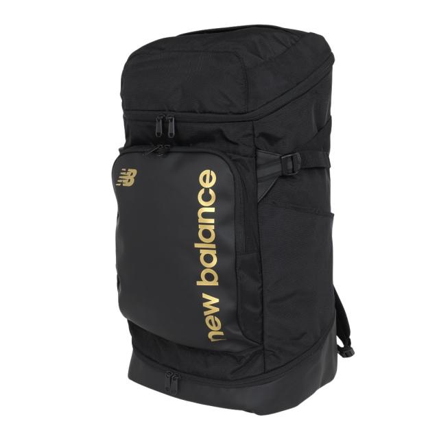 ニューバランス(new balance)リュック トップローディング バックパック 黒×ゴールド 40L AC7580WBLG…