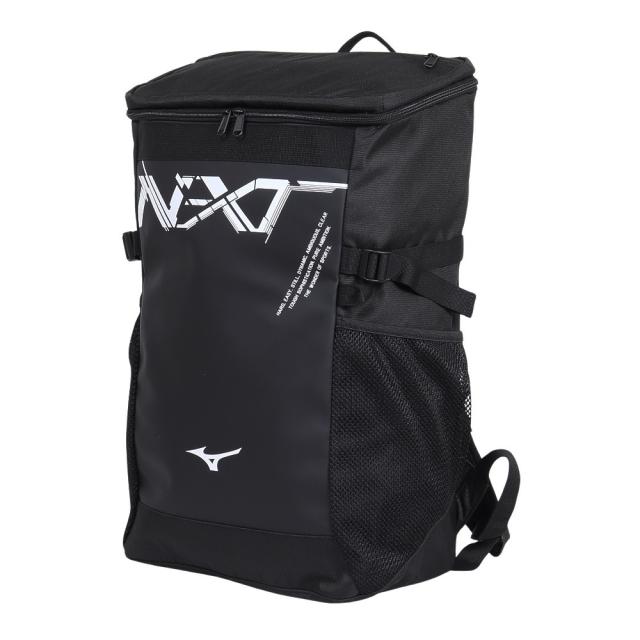 ミズノ(MIZUNO)リュック N-XT バックパック 黒×白 30L 33JDD00095 デイバッグ リュックサック ボッ…
