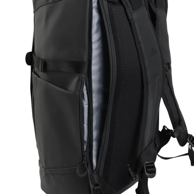 アディダス(adidas)リュック スクエアバックパック 黒 40L DL781-KU9911 デイバッグ バックパック ボッ…_8