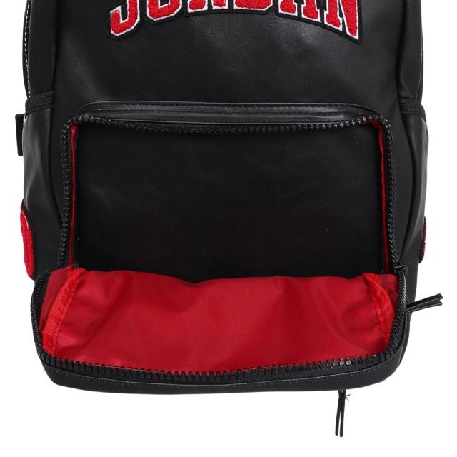 ジョーダン(JORDAN)リュック JAM VARSITY バックパック 黒×赤 MA9004