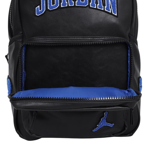 ジョーダン(JORDAN)リュック JAM VARSITY バックパック 黒×青 MA9004