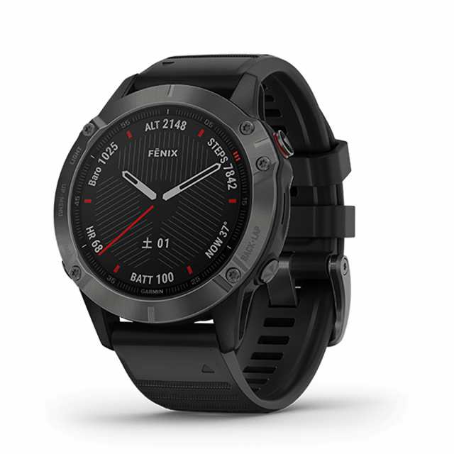 ガーミン(GARMIN)スマートウォッチ fenix6 Sapphire Black 010-02158-43(Men’s、L…