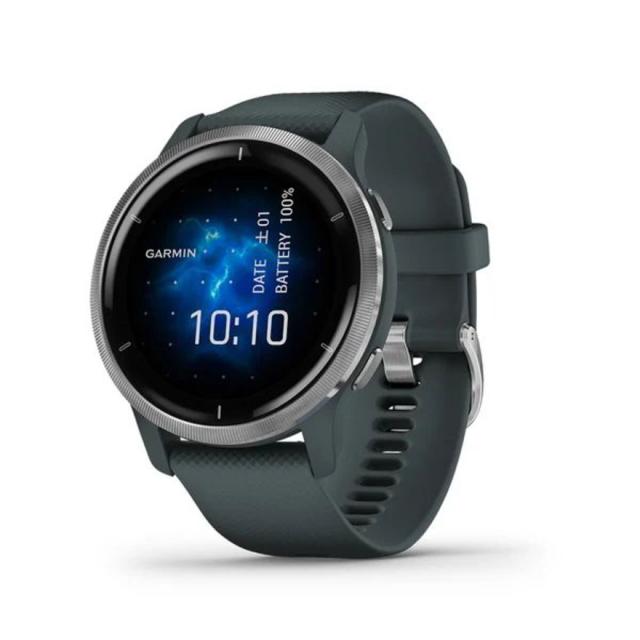 ガーミン(GARMIN)スマートウォッチ 時計 Venu2 ヴェニュー2 Granite Blue/Silver 010-02…