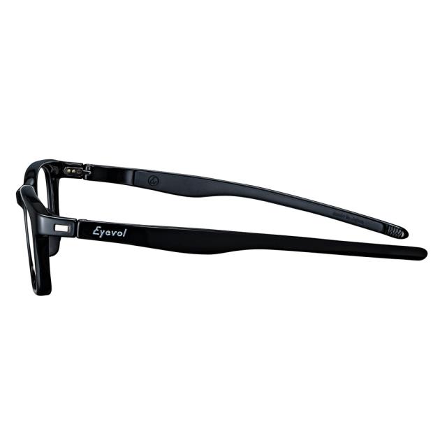 アイヴォル(EYEVOL)メガネフレーム ベック 黒 ブラック BECK 54 BK-LG