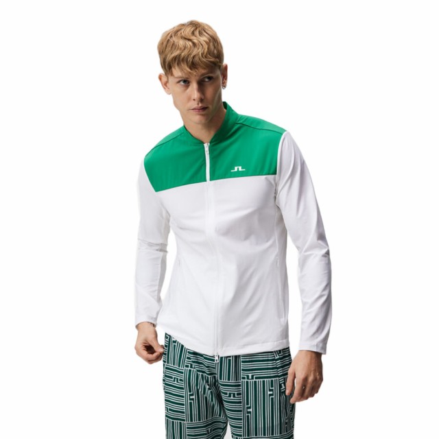 J.LINDEBERGゴルフウェア バッグブリッジ ジャージブルゾン 071-58328-025(Men’s)