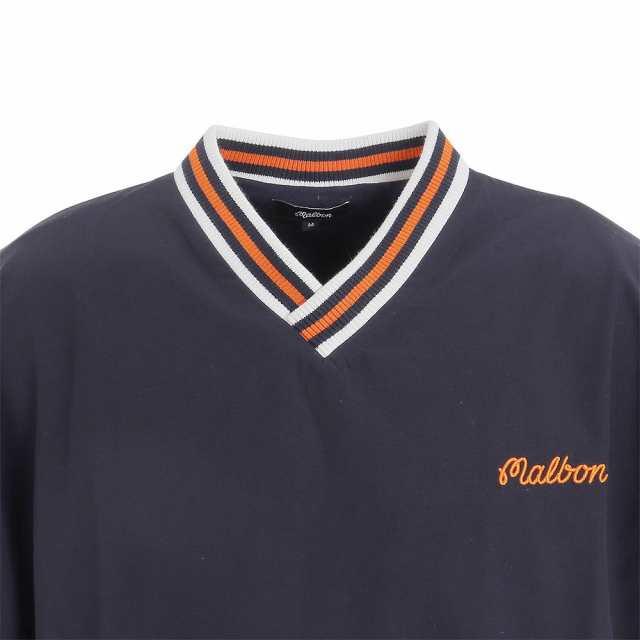 マルボンゴルフ(Malbon Glolf)ゴルフウェア 長袖 プルオーバー Varsity