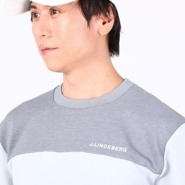 【新品未使用】J.LINDEBERGカラーブロッククルーネックセーター SALE] J.LINDEBERG (ジェイ リンドバーグ) Lady's メリノウール