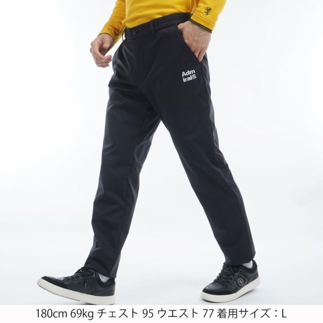 アドミラル ゴルフ(Admiral GOLF)ゴルフウェア 撥水 防風 ボンディングパンツ ADMA496-BLK(Men’s)