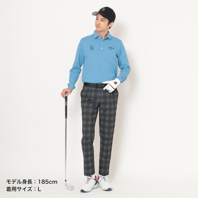 キャロウェイメンズ ゴルフウェア 8WAYストレッチ クロップドパンツ LL キャロウェイ] メンズ ロングパンツ (8WAYストレッチ・撥水ニット