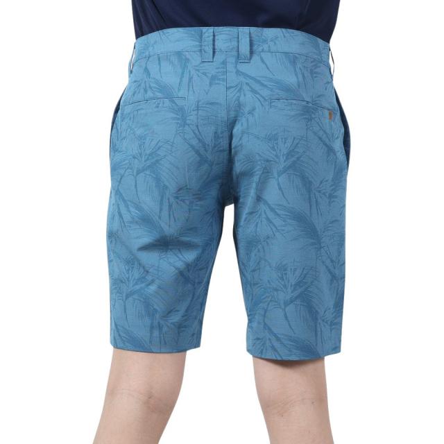 coco 中古 トラビスマシュー TRAVIS MATHEW  メンズ ショートパンツ S 緑系 グリーン系 ストレッチ 総柄 coco 中古 トラビスマシュー TRAVIS MATHEW メンズ ショート