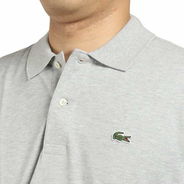 ラコステ(LACOSTE)ゴルフウェア 長袖 リブ カラーポロシャツ