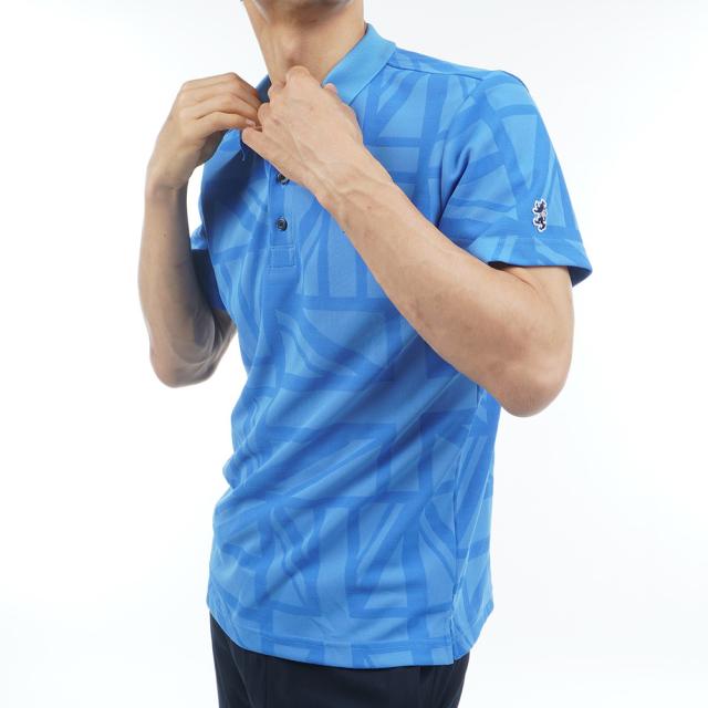 アドミラルゴルフ Admiral Golf 半袖シャツ L ユニオンジャック アドミラル ゴルフ(Admiral GOLF)ゴルフウェア ユニオンジャック