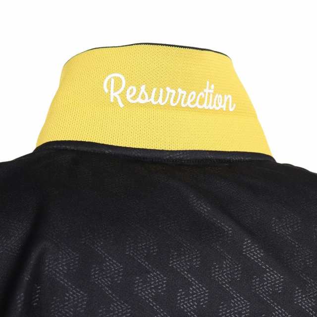 レザレクション(Resurrection)ゴルフウェア GMエンボスジップポロ 半袖