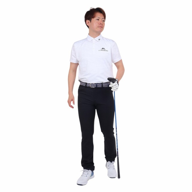 J.LINDEBERGゴルフウェア 半袖 吸水速乾 Mat Tour Golf メッシュジャガードポロ 071-21250-0…