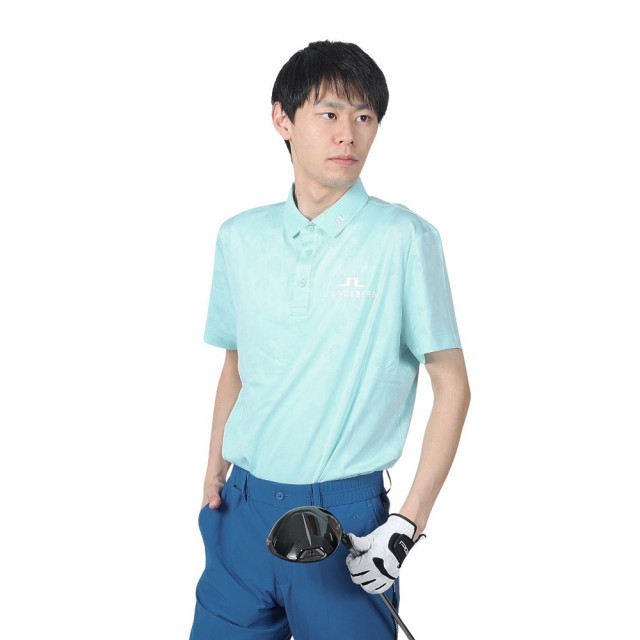 J.LINDEBERGゴルフウェア 吸水速乾 Mat Tour ゴルフポロ 071-21461-091(Men’s)