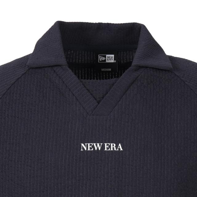 NEW ERA ニューエラ ゴルフ 半袖 シアサッカー ポロシャツ ニューエラ（NEW ERA）（メンズ）ゴルフウェア 半袖 吸汗速乾