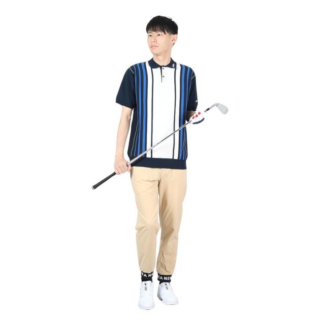 ニューエラgolf newera ゴルフウェア　サマー　ニット　ポロシャツ NEW ERA ポロシャツ ニューエラ ゴルフ 半袖ポロシャツ サマー