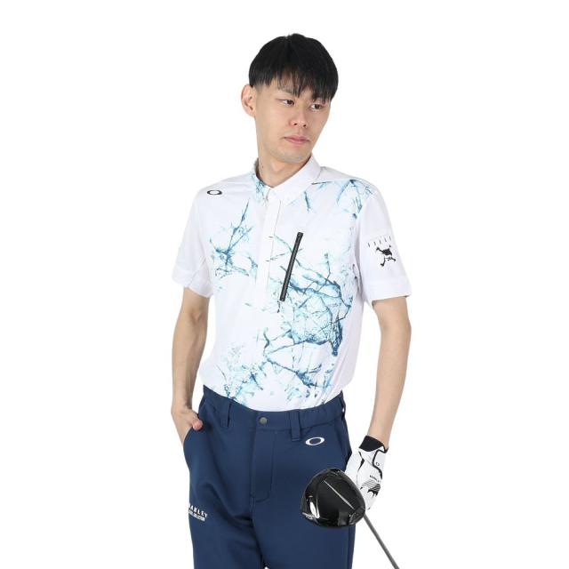 オークリー(OAKLEY)ゴルフウェア 吸汗速乾 SKULL ICE SMSH シャツ FOA406428-100(Men’s)の通販は 6,623円