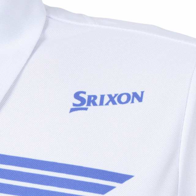 Lサイズ 白 青SRIXON スリクソン レディース 半袖シャツ ゴルフ