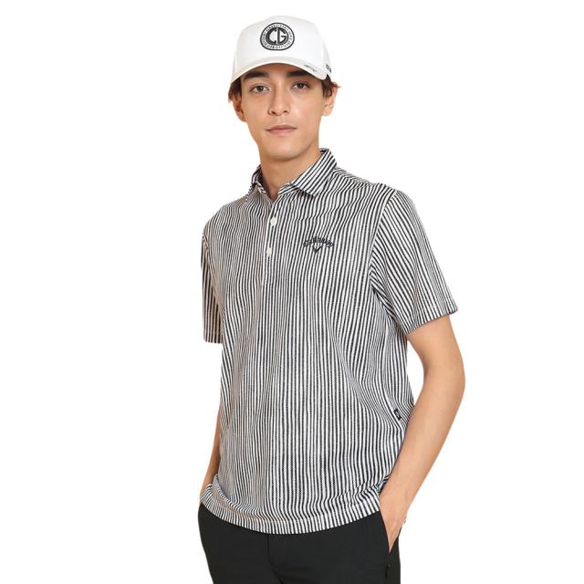 キャロウェイ CALLAWAY ゴルフウェア ポロシャツ 半袖 ロゴ刺繍 L