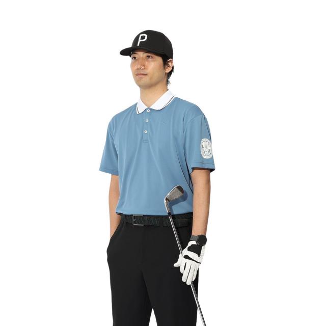 PUMA GOLF プーマゴルフ 半袖速乾ポロシャツ XLサイズ 572232 プーマ(PUMA)ゴルフウェア 吸汗速乾 接触冷感 PGC COOL 半袖